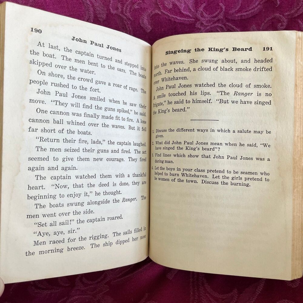 1949 John Paul Jones by Vinson Brown, Vintage Book, Wheeler Publishing Company - Picture 9 of 10